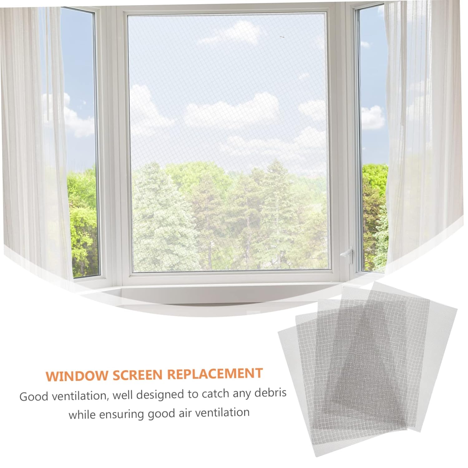 5pcs Mesh Stainless Steel Wire Screen for Air Ventilation Easy Installation Metal Mesh for Home Garden Doors and Windows