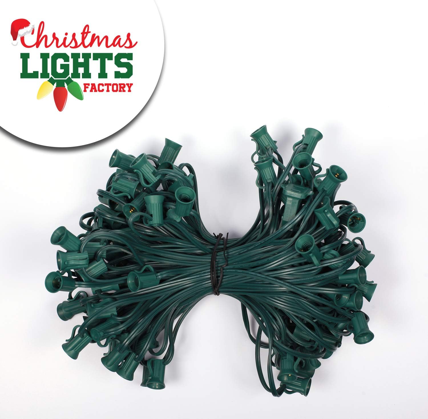 One-Day Sale: Up to 80% Off CHRISTMAS LIGHTS FACTORY - C7-12 Spacing- 1,000 FT Bulk Spool - SPT-1 Commercial-Grade - Socket Line/Stringer Line - Green Wire - 18 AWG 7 AMP. Create Your own Holiday Lighting Array. Buy 1 get 1 CHRISTMAS LIGHTS FACTORY - C7-12 Spacing- 1,000 FT Bulk Spool - SPT-1 Commercial-Grade - Socket Line/Stringer Line - Green Wire - 18 AWG 7 AMP. Create Your own Holiday Lighting Array.
