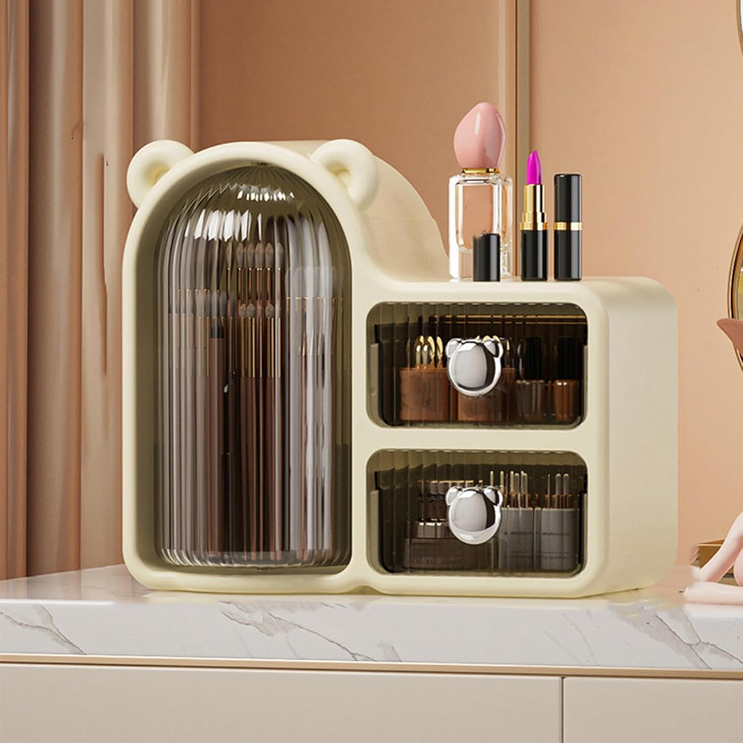 tower】メイクボックス｜リビング用品,ツールケース,ツールボックス｜kurasso（クラッソ） [SDS] メイクボックス コスメボックス 25*15*22 大容量 引き出し 多機能 化粧品収納ボックス 整理簡単 コスメボックス