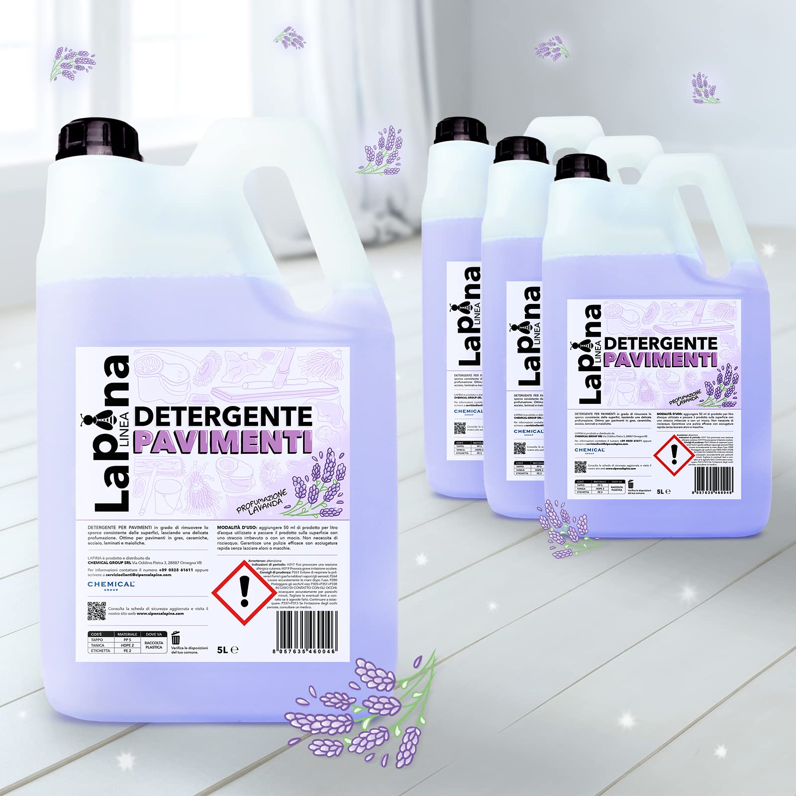 LaPina Detergete pavimenti Profumazione LAVANDA(4)