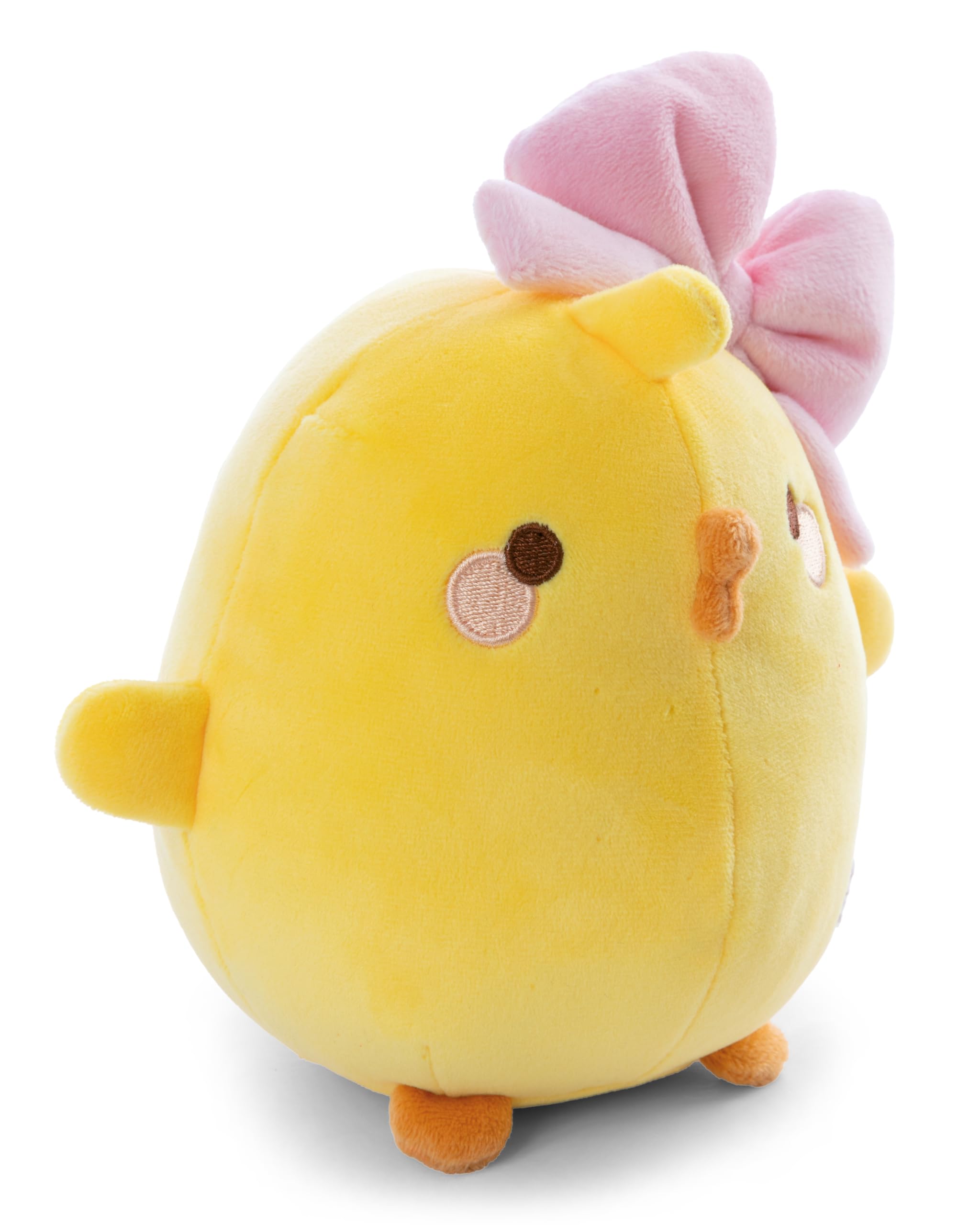 NICI Morbido Peluche di Piu Piu con Fiocco, per Coccole e Giochi, per Bambini e Adulti, Fantastica Idea Regalo, 12 cm, Bianco - 62780 - 1