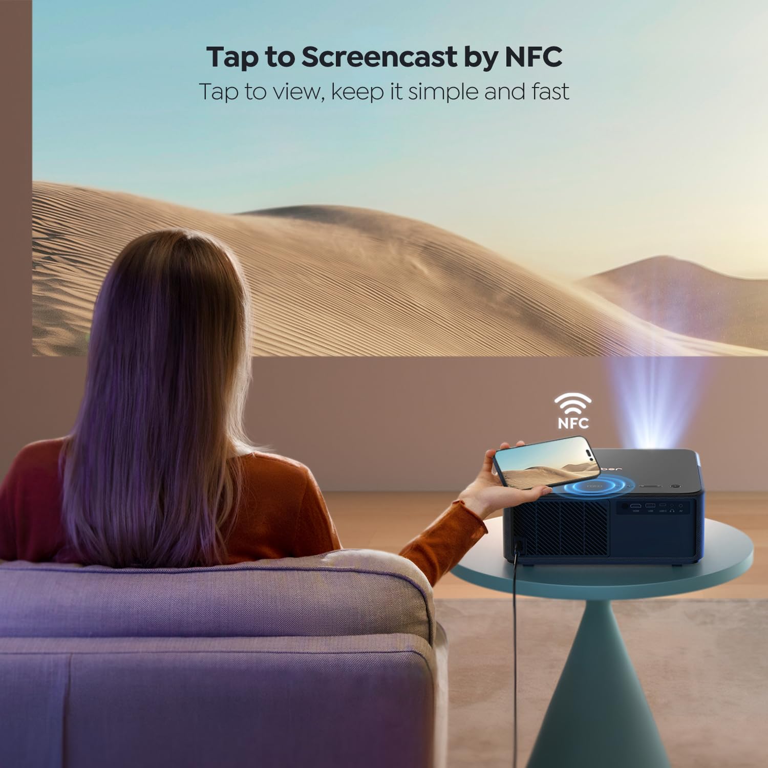 Amazon.com: Projector 4K with Google TV, YABER K2s WiFi 6