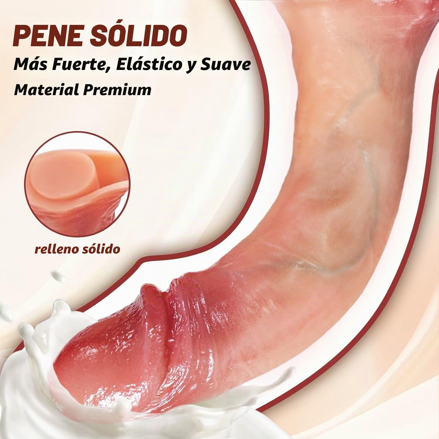 Pantalones con dildo realista 6.7in Solid, silicona suave y elástica, ajuste cómodo para parejas adultas, lesbianas y transgénero, diseño ergonómico y duradero