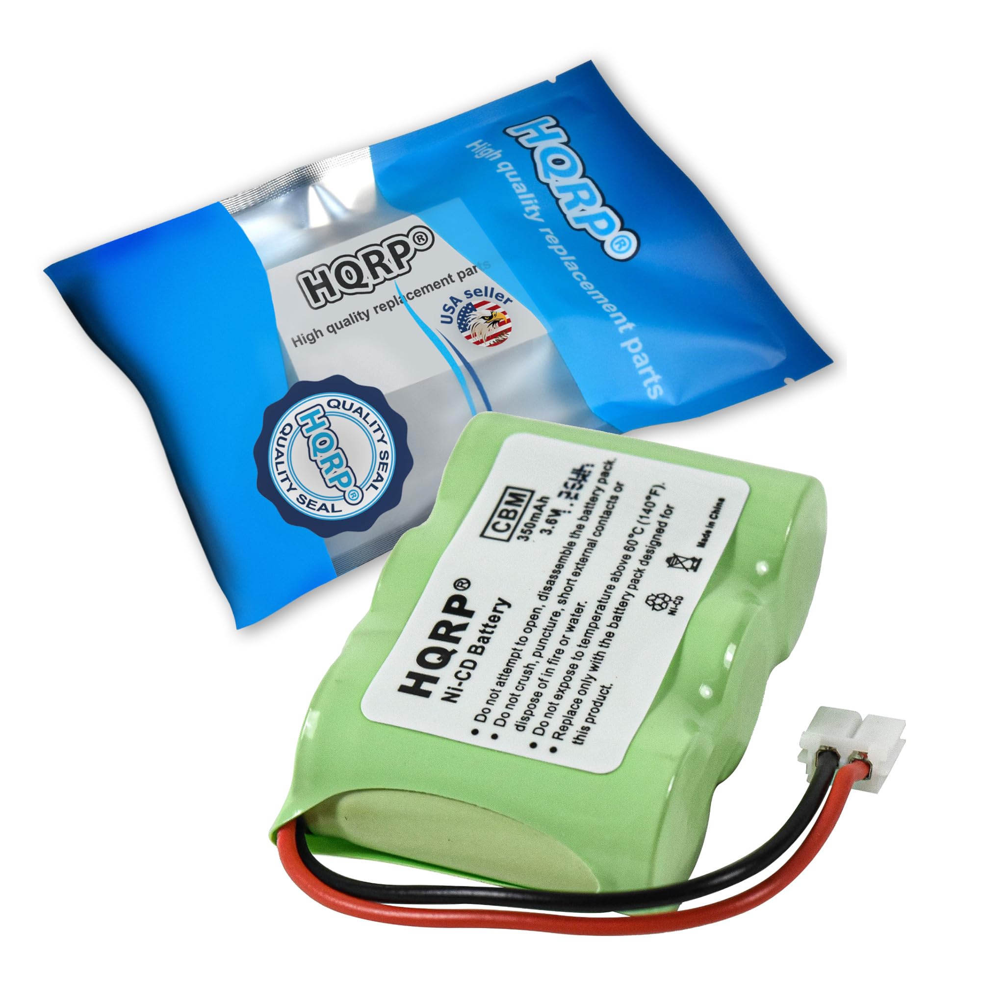 HQRP Phone Battery Compatible with V-Tech/VTech tz2553 tz2558 tz2568 / 2568, vt1712 / 1712, vt20-2438/20-2438, vt2101 / 2101, t2340, t2340-01, t2341-01, t2350, t2350-01 Cordless Telephone