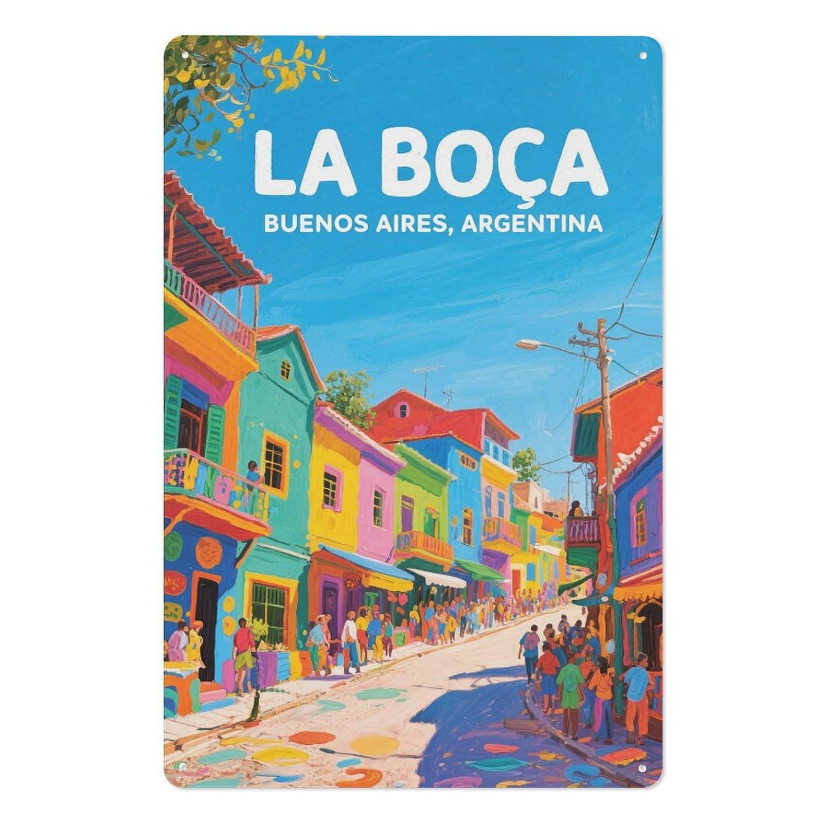 Retro Design Tin Painting Vintage Tin Sign 08x12inch(20x30cm) Wall Art for Home Office Bedroom Living Room Cafes Wall Decor