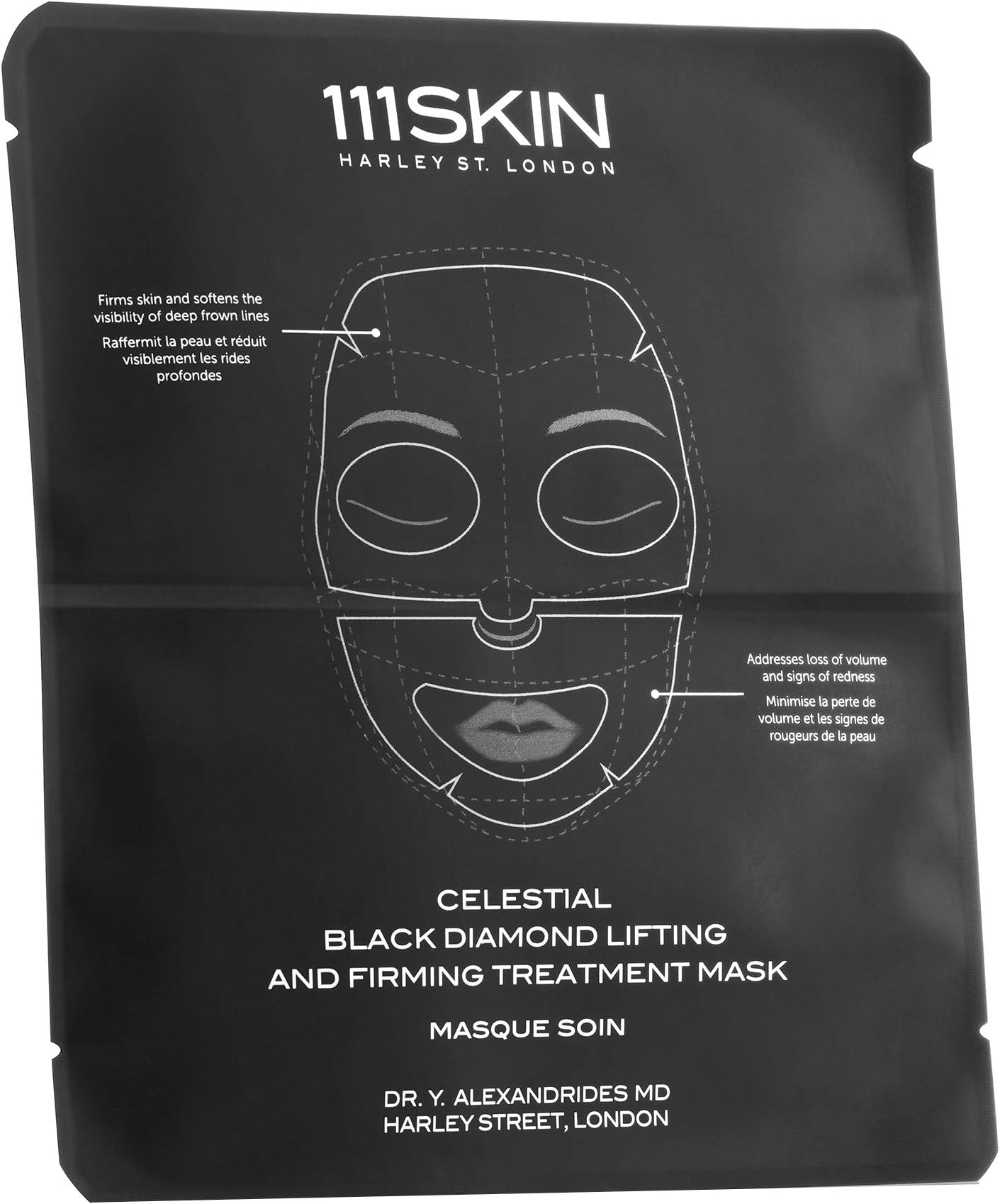 111Skin Celestial Black Diamond Lifting and Firming Mask - 1 MASK
