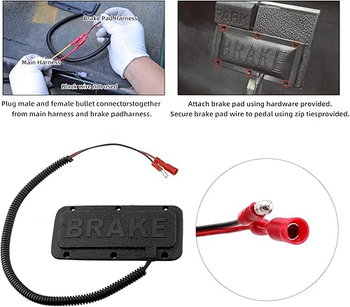 Miniatura 5 de Roykaw Kit de señal de giro universal para carrito de golf de 12 V, compatible con EZGO Club Car y Yamaha, kit de repuesto intermitente, incluye