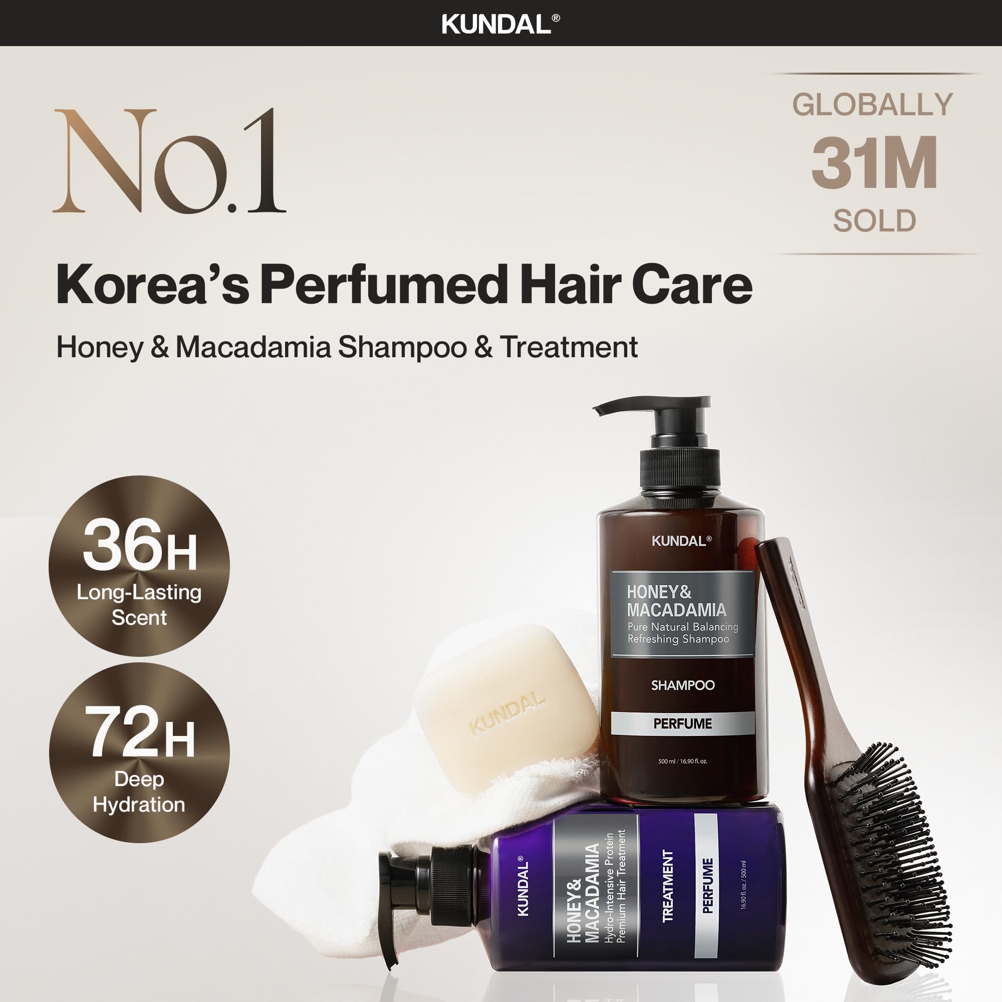 KUNDAL プレミアムヘアケアセット シャンプー＆トリートメントアンバーバニラ Amazon | 【クンダル】アンバーバニラの香り | ハニー＆マカダミア