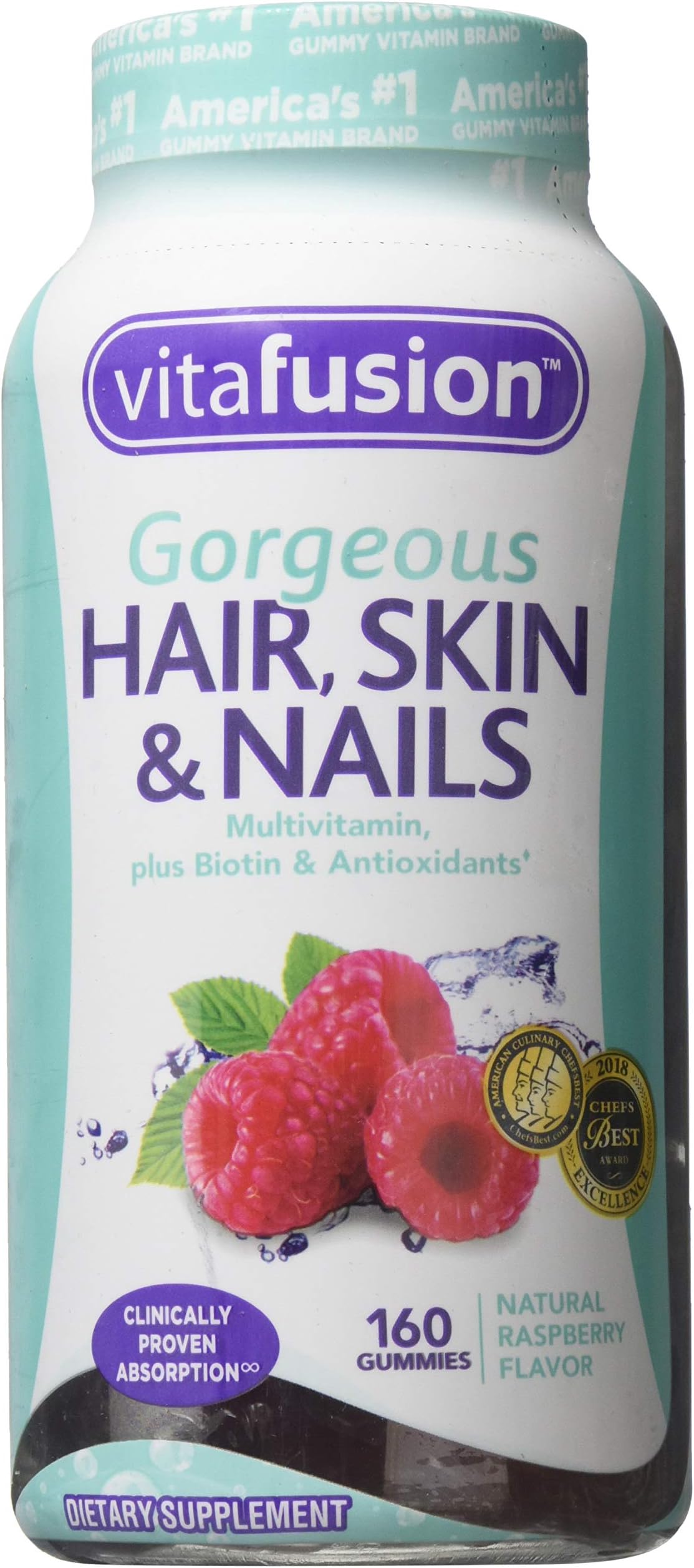 Vita Fusion Vita Fusion Dietary Supplement Multivitamin For Hair, Skin, & Nails, 160 Count