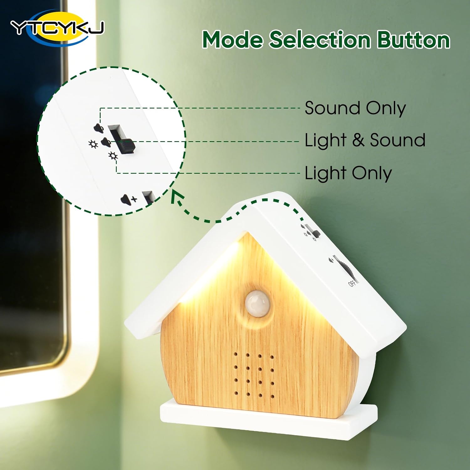 Singing Bird Box Original, Nature Sound Box with Motion Sensor – Portable Birds Chirping 12 Soothing Sounds, Timer, Night Light, Sound Therapy for Baby & Adult Sleep, Focus, Relaxation