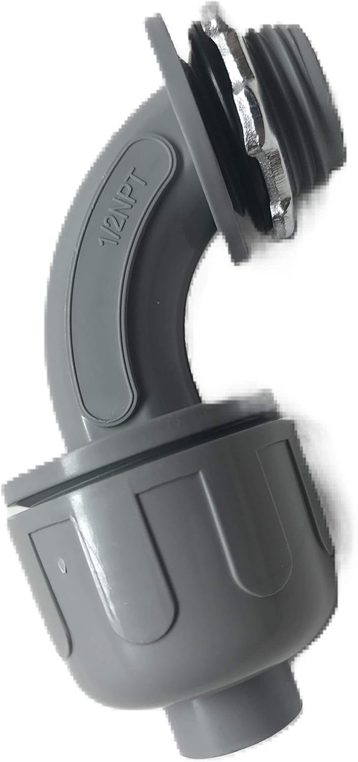 1/2" liquid tight connector 90 degree 20 pack