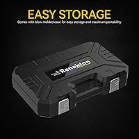 Vista 8 de Renekton Juego de alicates de abrazadera de manguera, alambre flexible de largo alcance Clic tipo R mordaza giratoria y alicates de banda plana