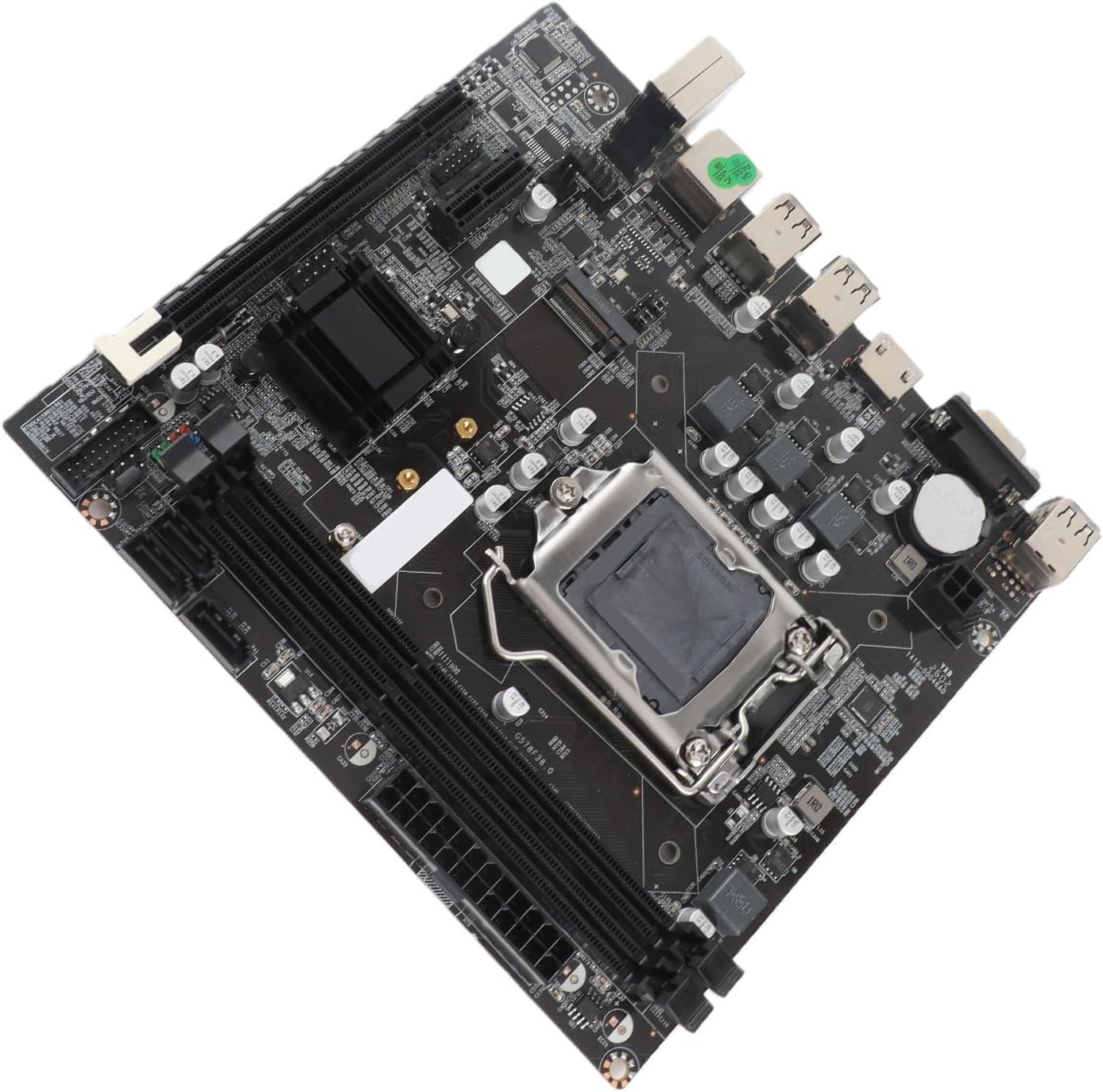 Micro ATX Motherboard, LGA 1155 CPU Slot, Channel DDR3, M.2 NVMe NGFF, HD VGA Output, 3 Phase Power