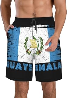 Albania Flag Beach Board Shorts Men's Swim Trunks Drawstring Shorts