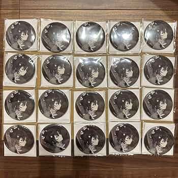 白木/黒塗り 文豪ストレイドッグス 10周年 缶バッジ 太宰治 20点