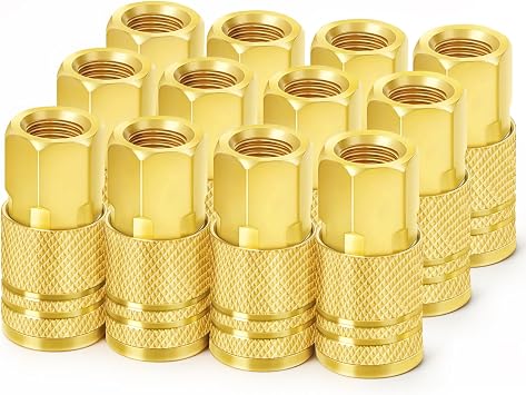 ChillWaves 1/4-Inch Female Industrial Coupler,1/4" NPT Female 4-Ball Quick Connect Air Coupler Air Hose Fittings12-PACK