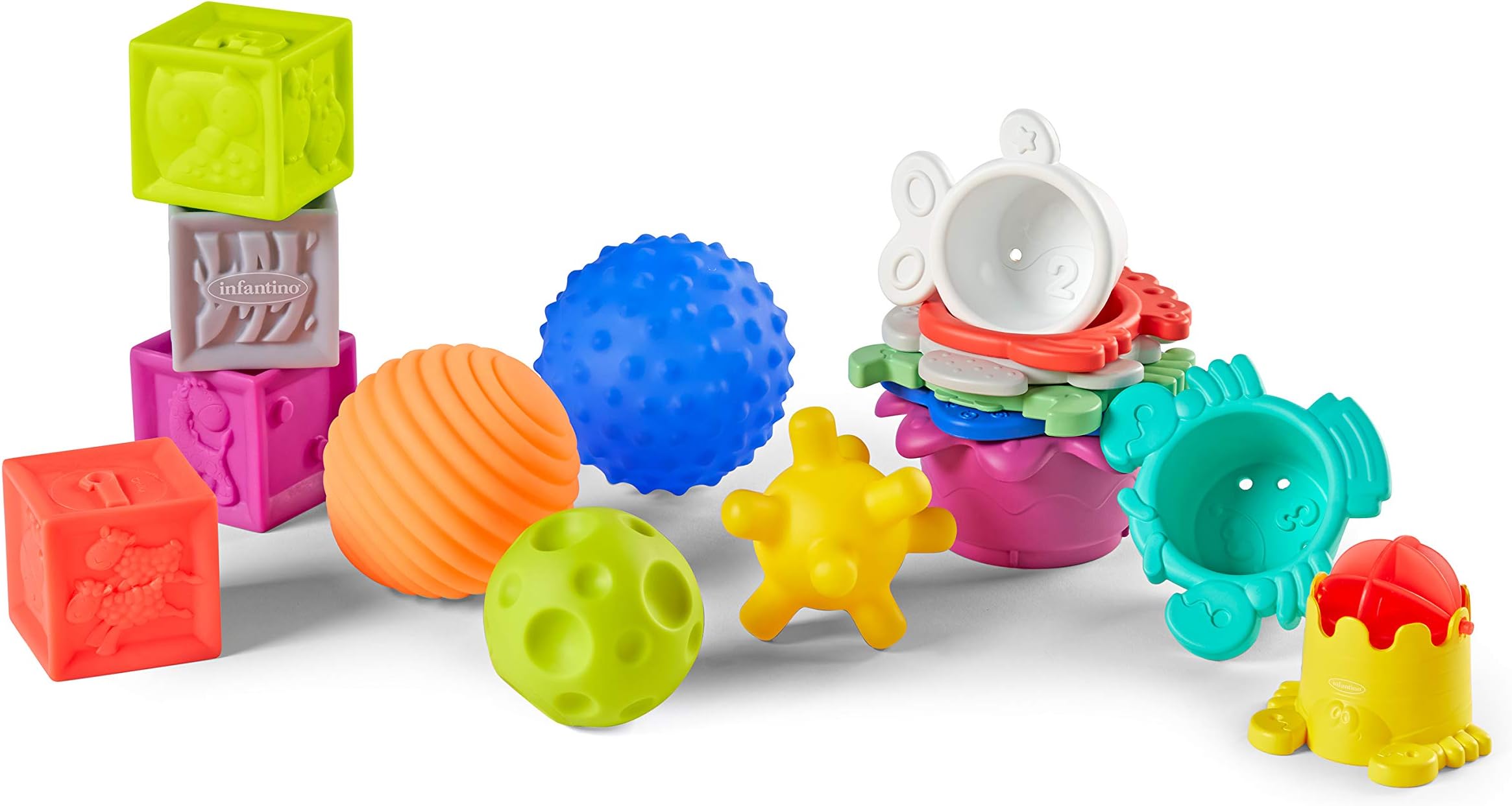 Infantino Sensory Balls Blocks & Buddies