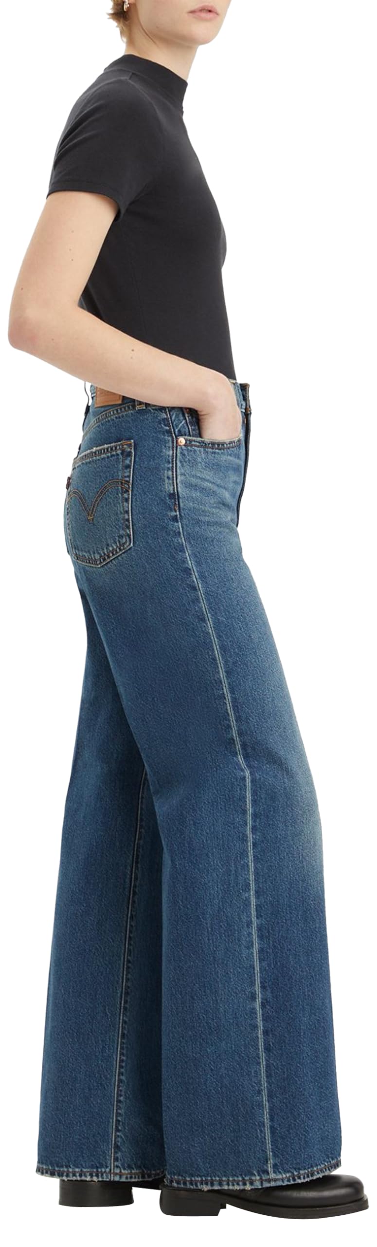 Levi's Ribcage Wide Leg H223 - Dżins Kobiety