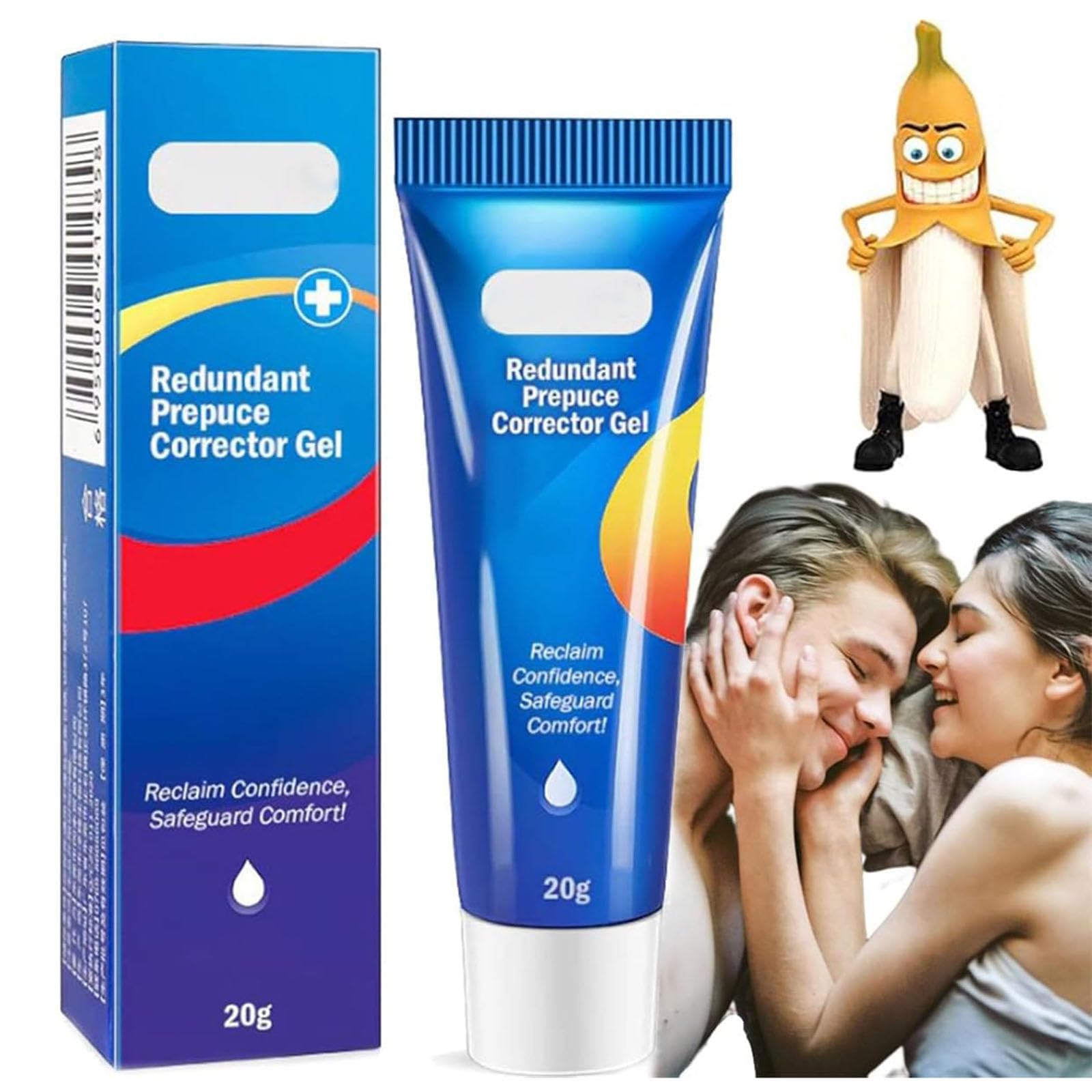 BruteCo Redundant Prepuce Corrector Gel,Natural Ingredients Phimosis Foreskin Correction Gel,Correction Gel for Excessive Foreskin,Fast and Gentle Action (1pcs)