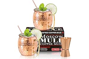 Exquisite Solid Copper Mugs for Moscow Mules