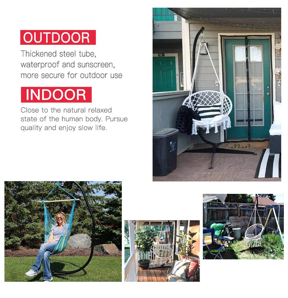 Hammock Chair Stands Hanging Hammock Stands Outdoor C Stand,Heavy Duty