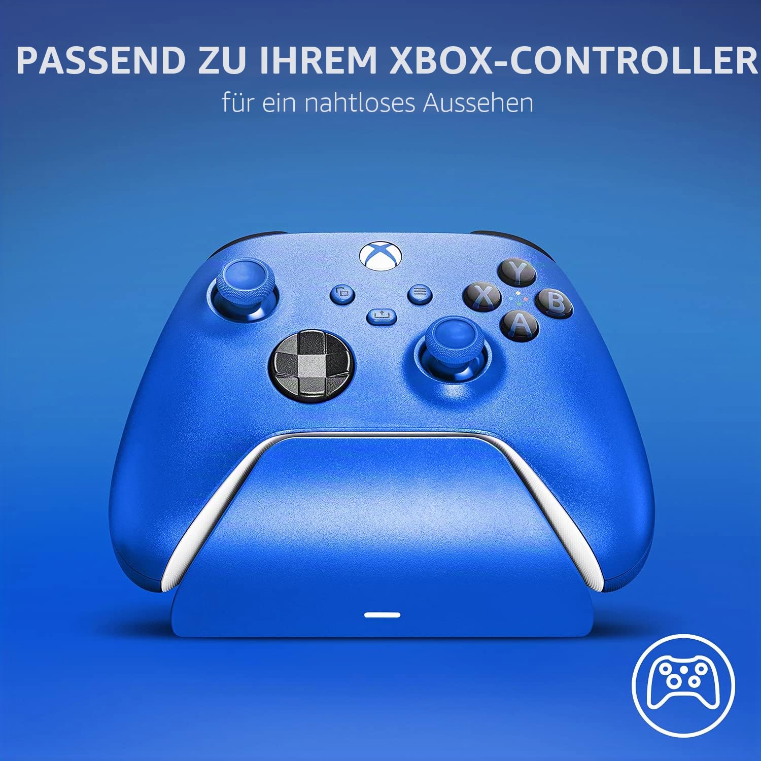 Razer Universeller Schnellladeständer für Xbox Series X|S: magnetisches, sicheres Laden, perfekt passend zu Xbox Wireless Controllern, USB-betrieben, Pulsrot (Controller separat erhältlich) Pulse Red