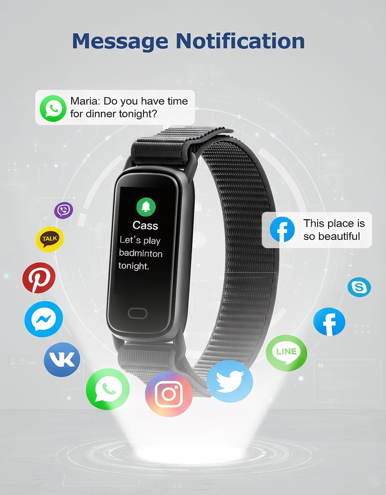 Fitness Tracker for Women Men with Heart Rate SpO2 Blood Pressure Sleep Tracker,Fitness Watches 16 Sport Modes SMS/SNS Notification Reminder,Activity Trackers Pedometer Calorie Tracker IP68 Waterproof