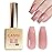 CANNI Pink Jelly Gel Polish - 9ML Translucent Sheer Nude Soak-Off UV/LED Gel Nail Polish for DIY Manicure or Salon Use