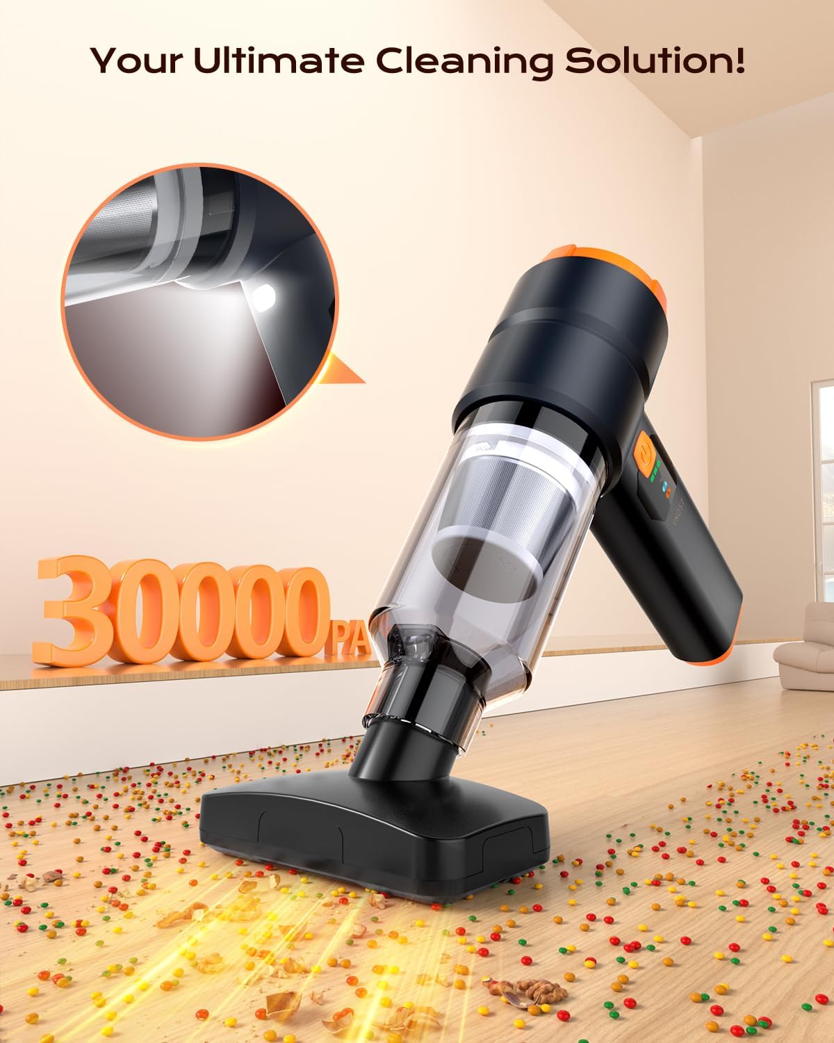 Powerful Portable Cordless Handheld Vacuum for Ultimate Car and Home Cleaning