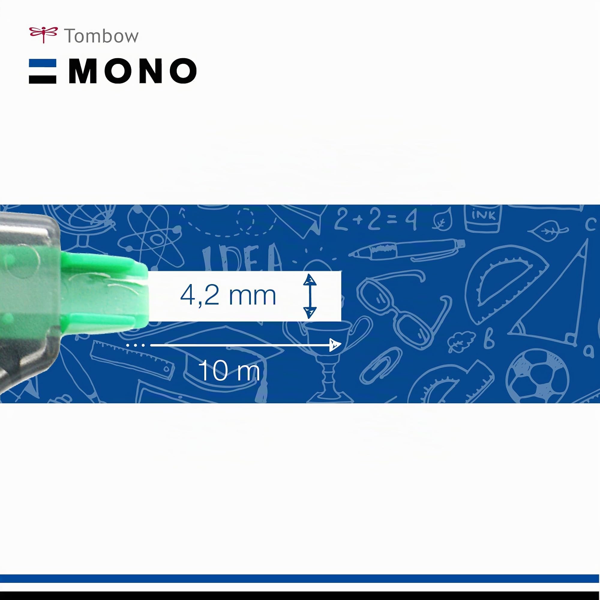 TOMBOW CORRECTION TAPE CT-YT4-10 10 Pezzi