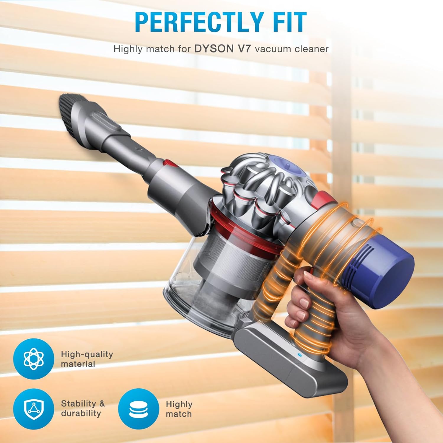 Main Body Assembly Housing Compatible with Dyson V7 SV11 Main Body Assembly Vacuum Part, Compatible with V7 SV11 Animal, V7 SV11 Absolute Main Body Service Assembly, with V7 SV11 Trigger Assembly