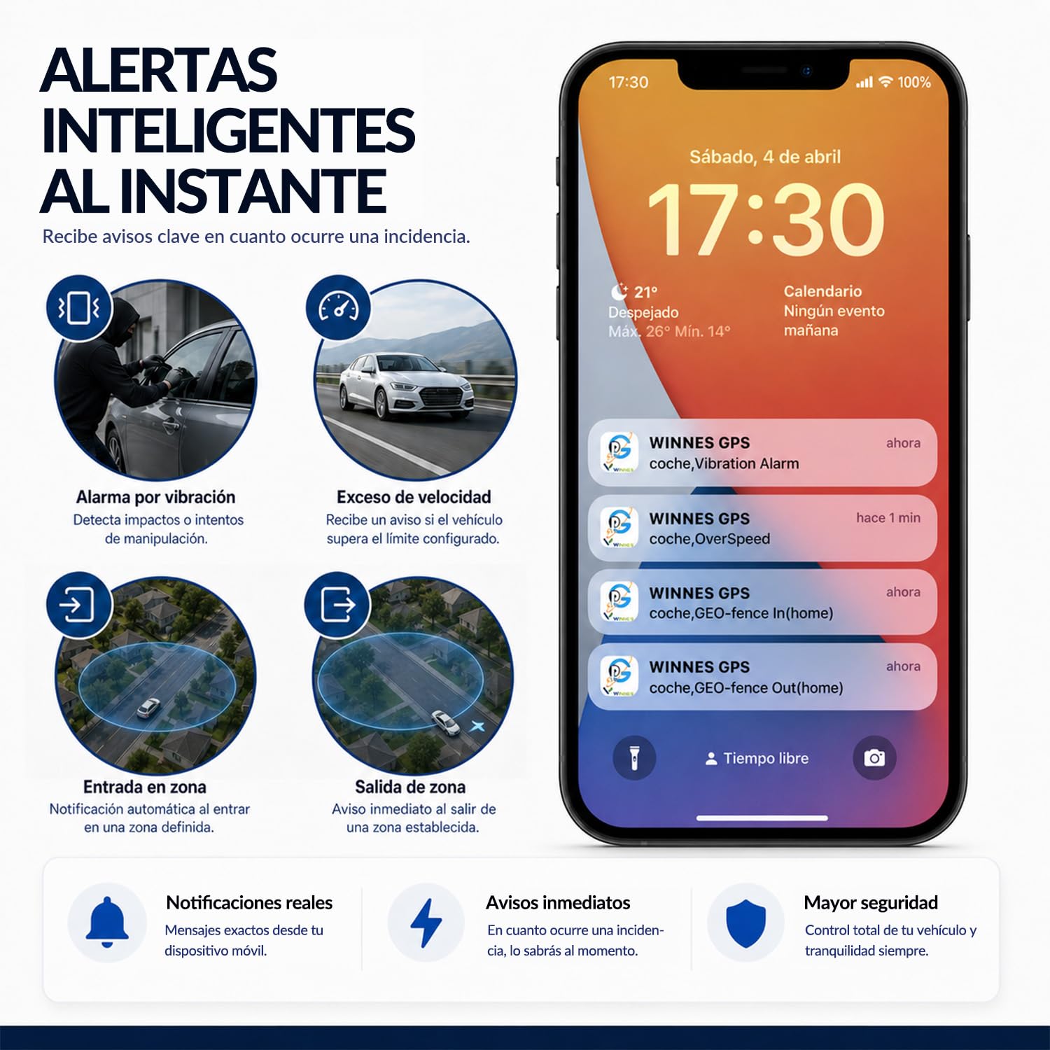 4G Localizador GPS para Coche, Moto y Camión sin Suscripción, Batería 10000 mAh hasta 100 Días en Espera, Seguimiento en Tiempo Real, Rastreador GPS con Imán, Alerta Antirrobo, Geovalla y App - TK905B