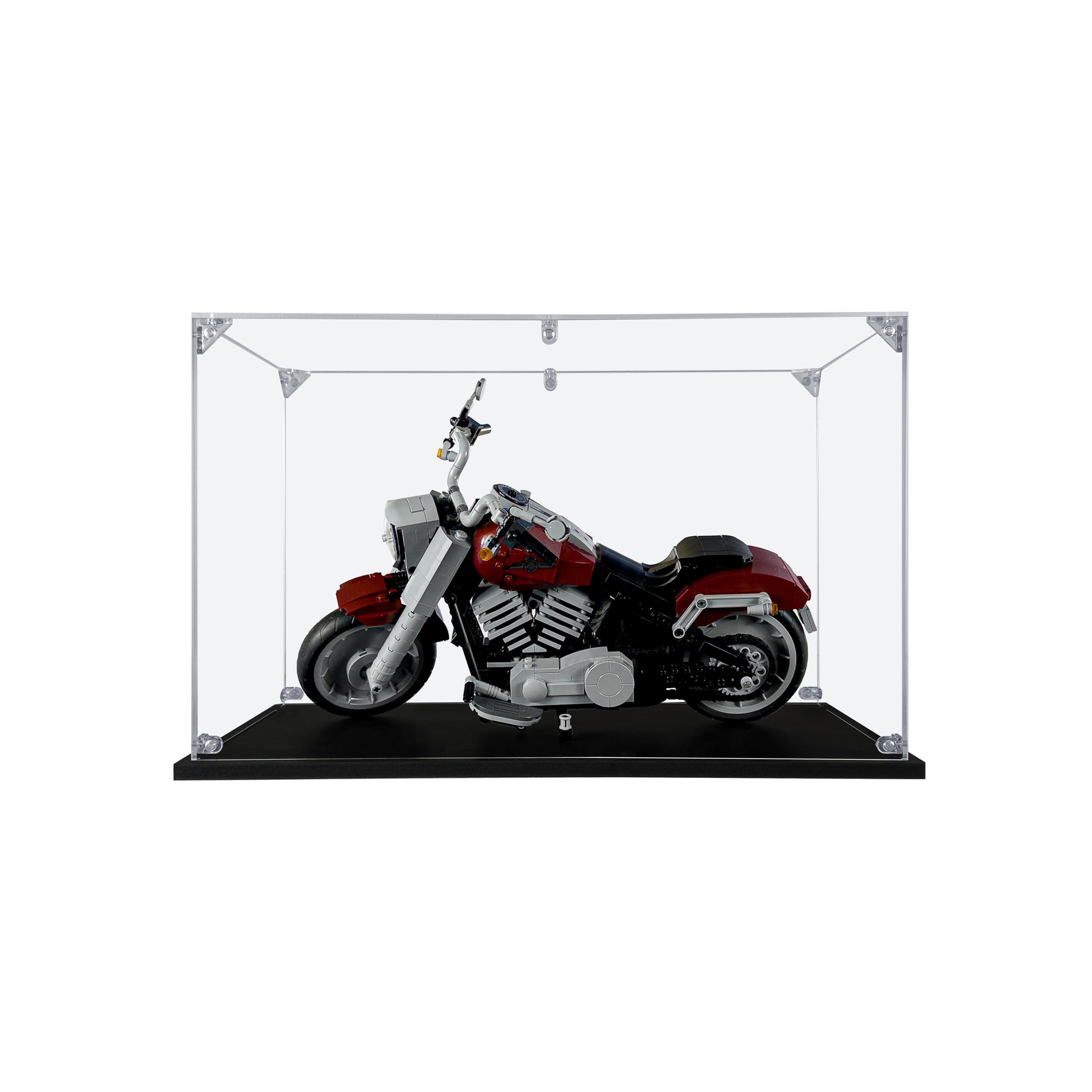 SONGLECTION Acrylic Display Case Compatible for Lego Fat Boy #10269, Dustproof Display Case (Case Only) (Lego Sets are NOT Included)