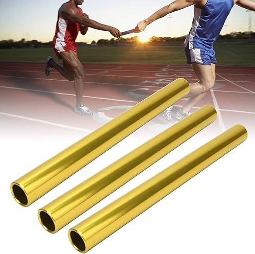 Miniatura 8 de Ejoyous 3 piezas de relevo de aluminio para carreras de campo de batutas de atletismo para estudiantes, escuela, oficina, al aire libre,