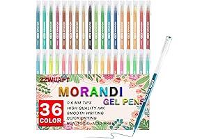 Morandi Gel Pens: 36 Vibrant Inks for Doodling, Sketching, and Creative Expression