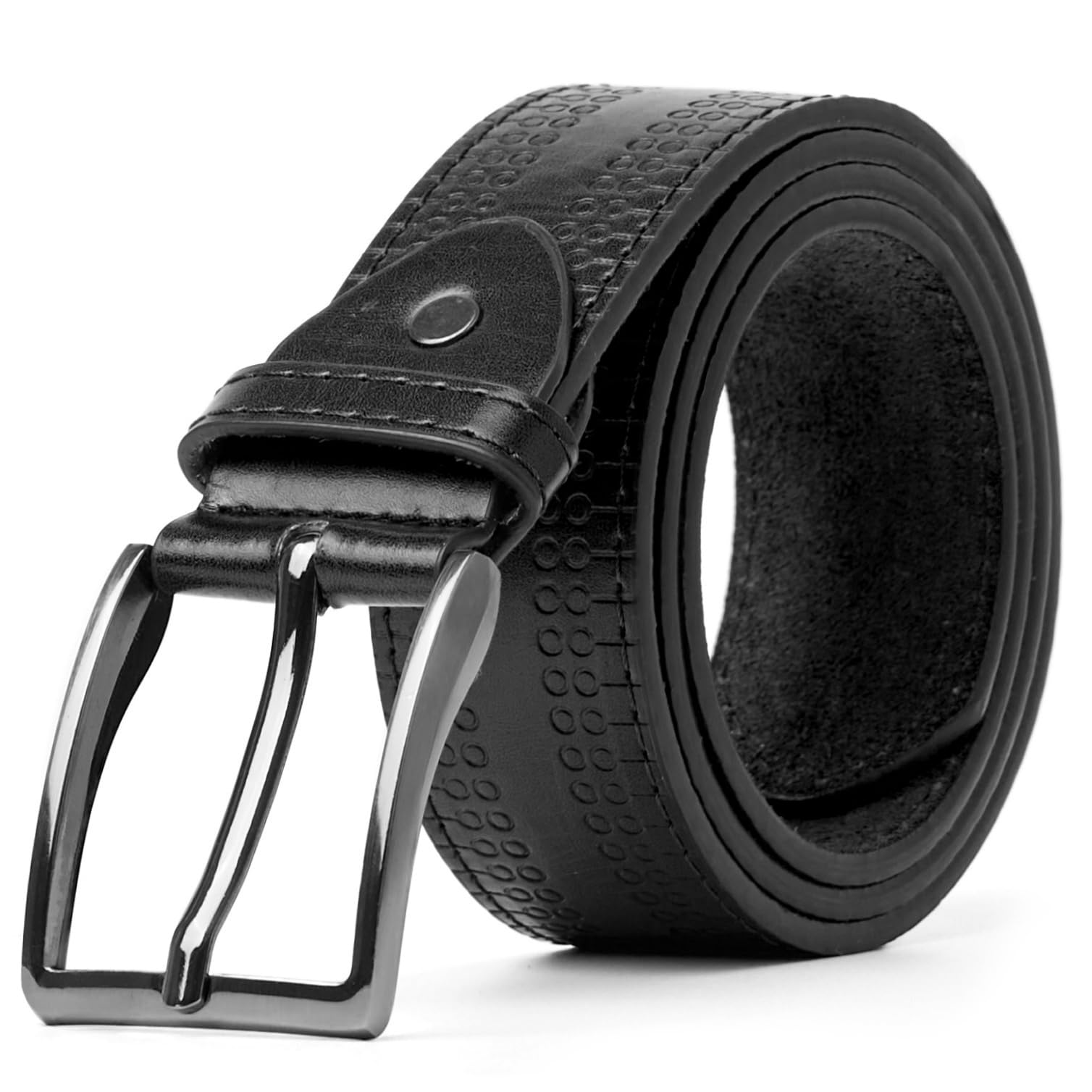 Genuine Leather Woodland Black Belt Woodland Leathersbelts For Men