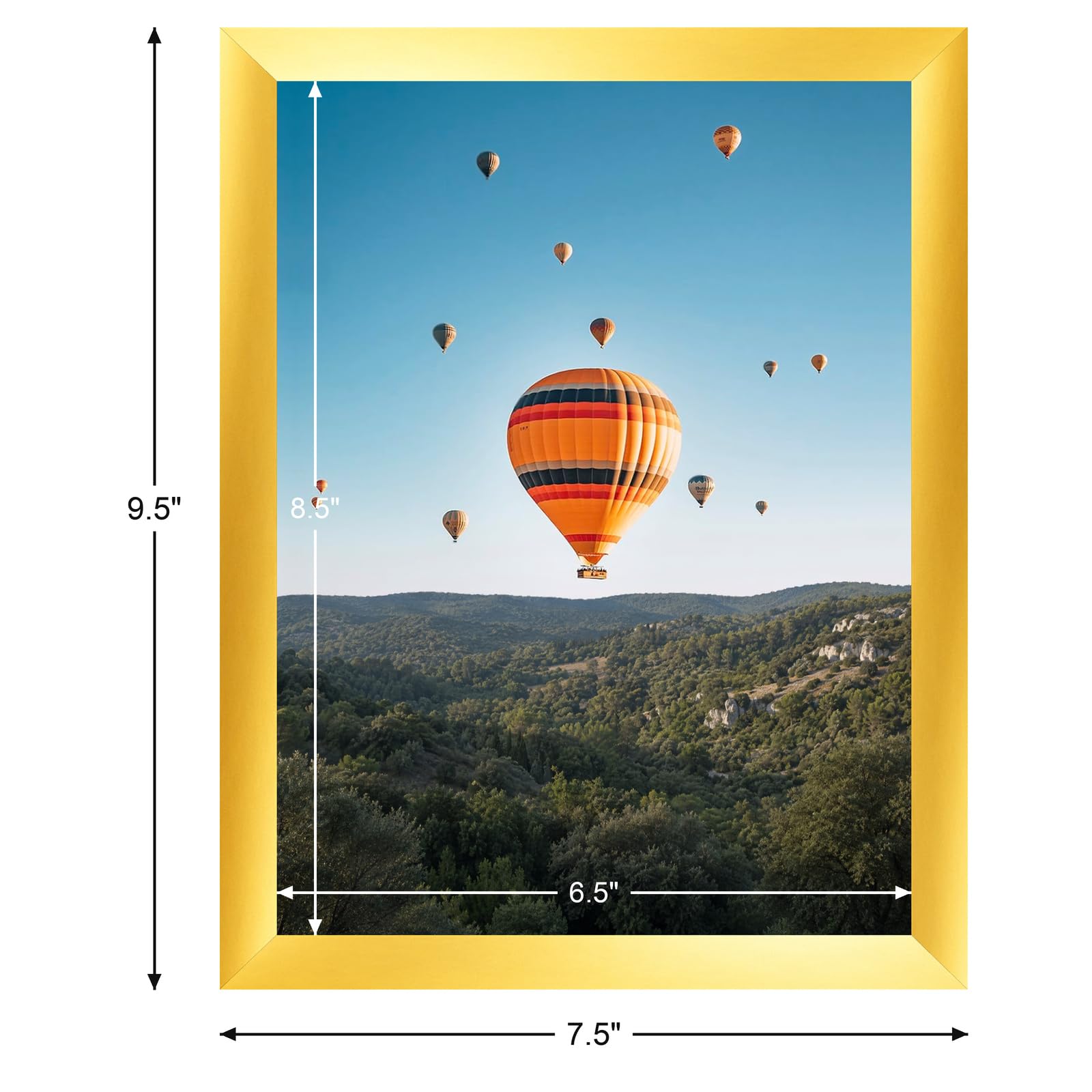 Amazon.com - JCJMY 7x9 Picture Frame Gold for Wall Hanging or