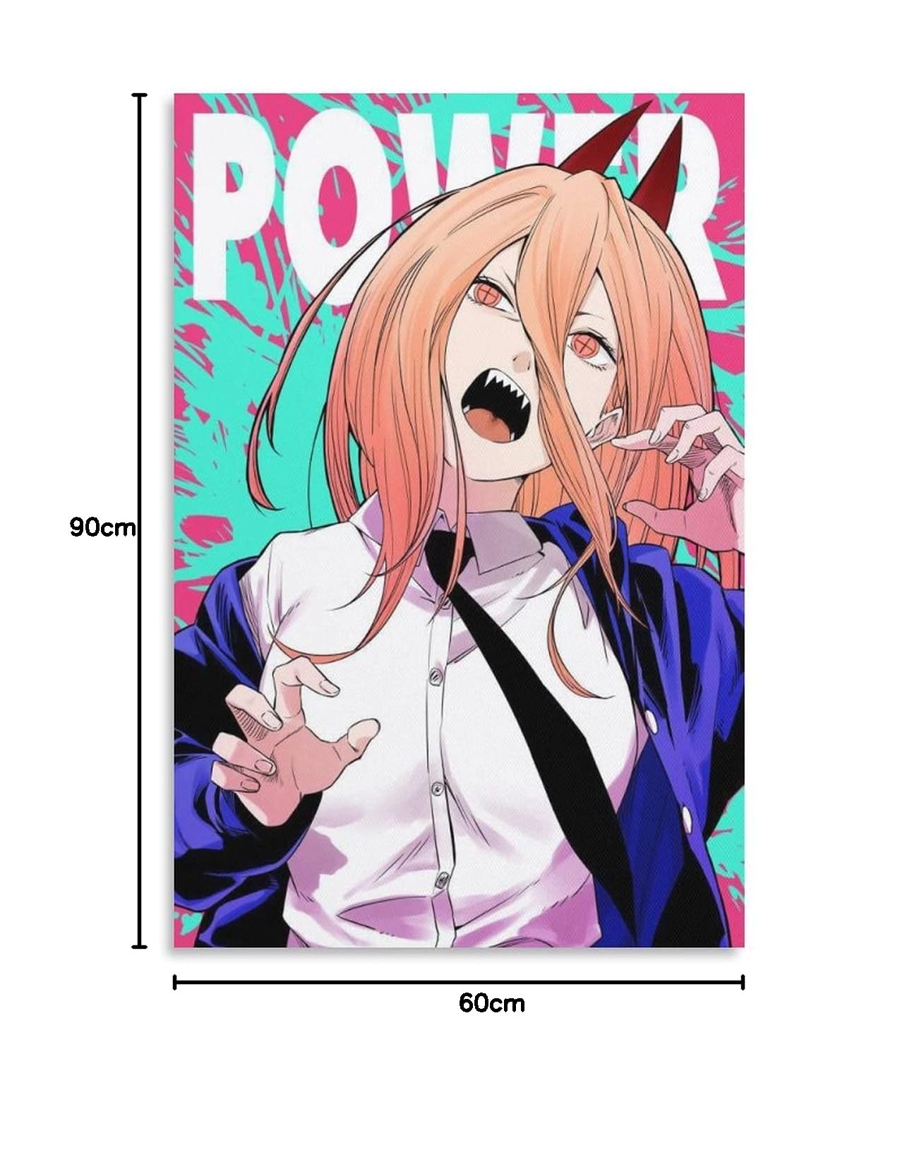 Amazon.co.jp: チェンソーマン Chainsaw Man 人気アニメポスター 熱血