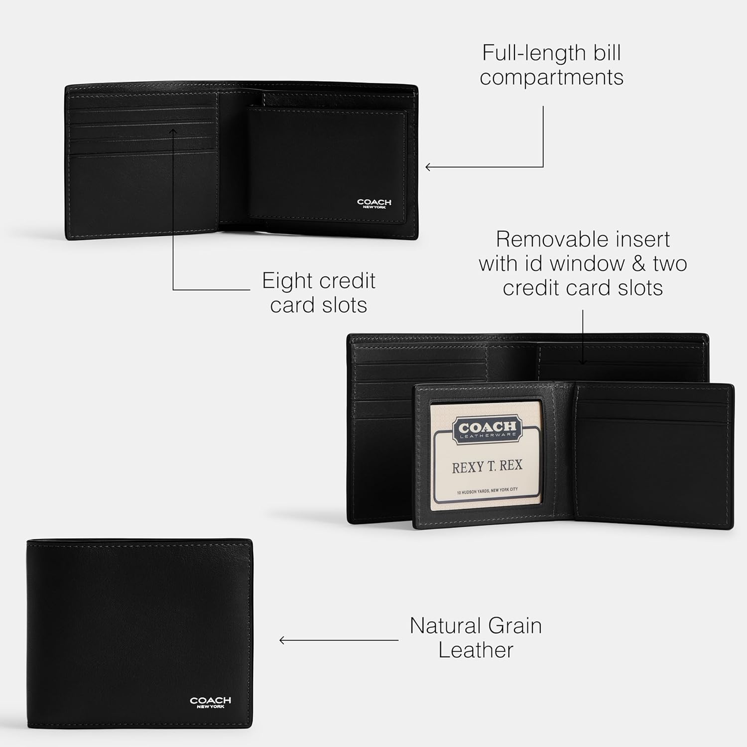 Coach Men's 3 in 1 Wallet in Leather - Image 3