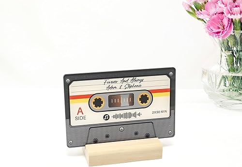 Cassette acrílico flotante personalizado motivacional  Arte de pared  Decoración de pared  Cartel de casete  Decoración de los años 80  Reproductor