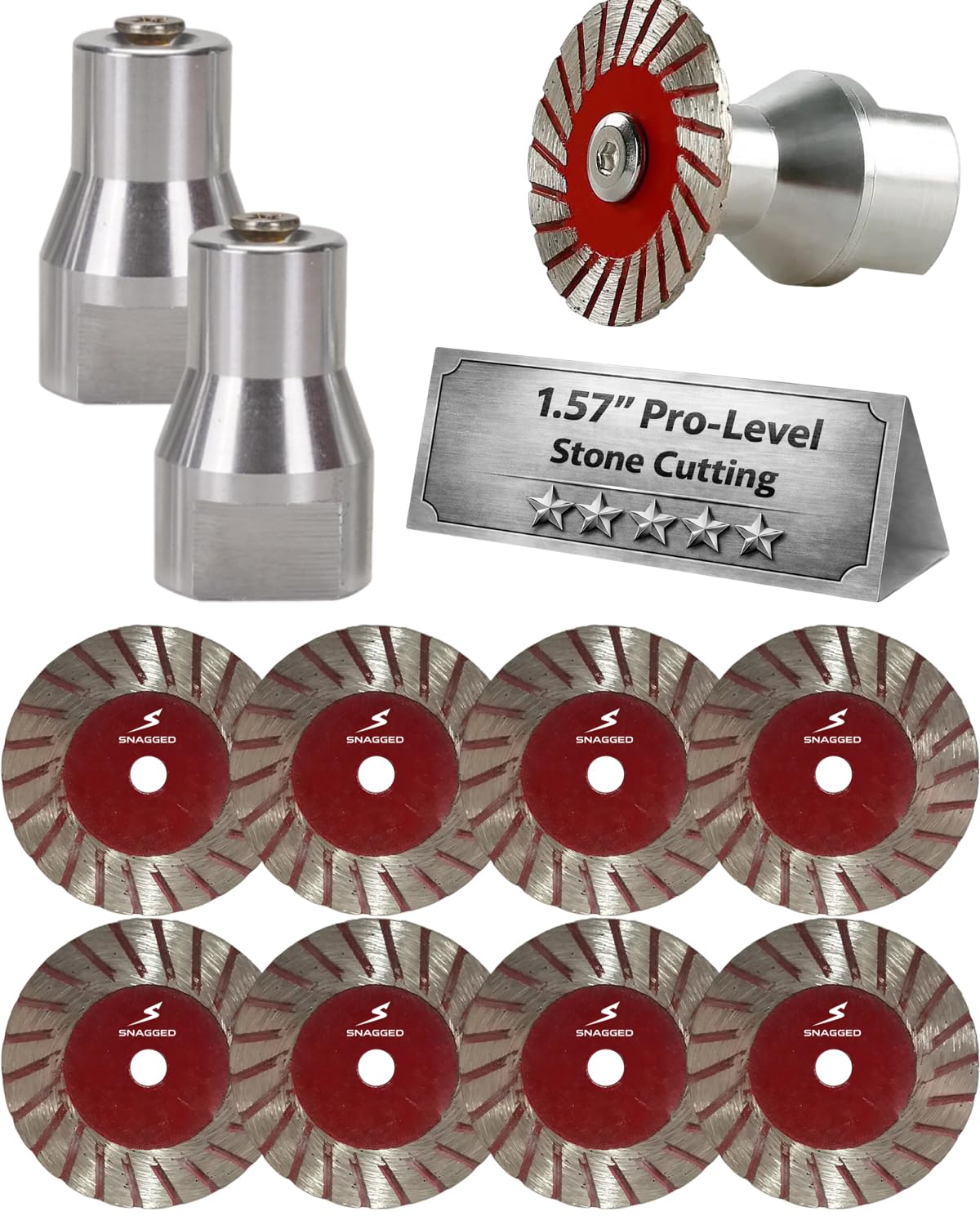 1.57" Diamond Saw Blades Set Precision Stone Cutting Made Easy 40mm Mini Fine Tools Multifunctional Miter Granite Marble Sandstone Tile Professional