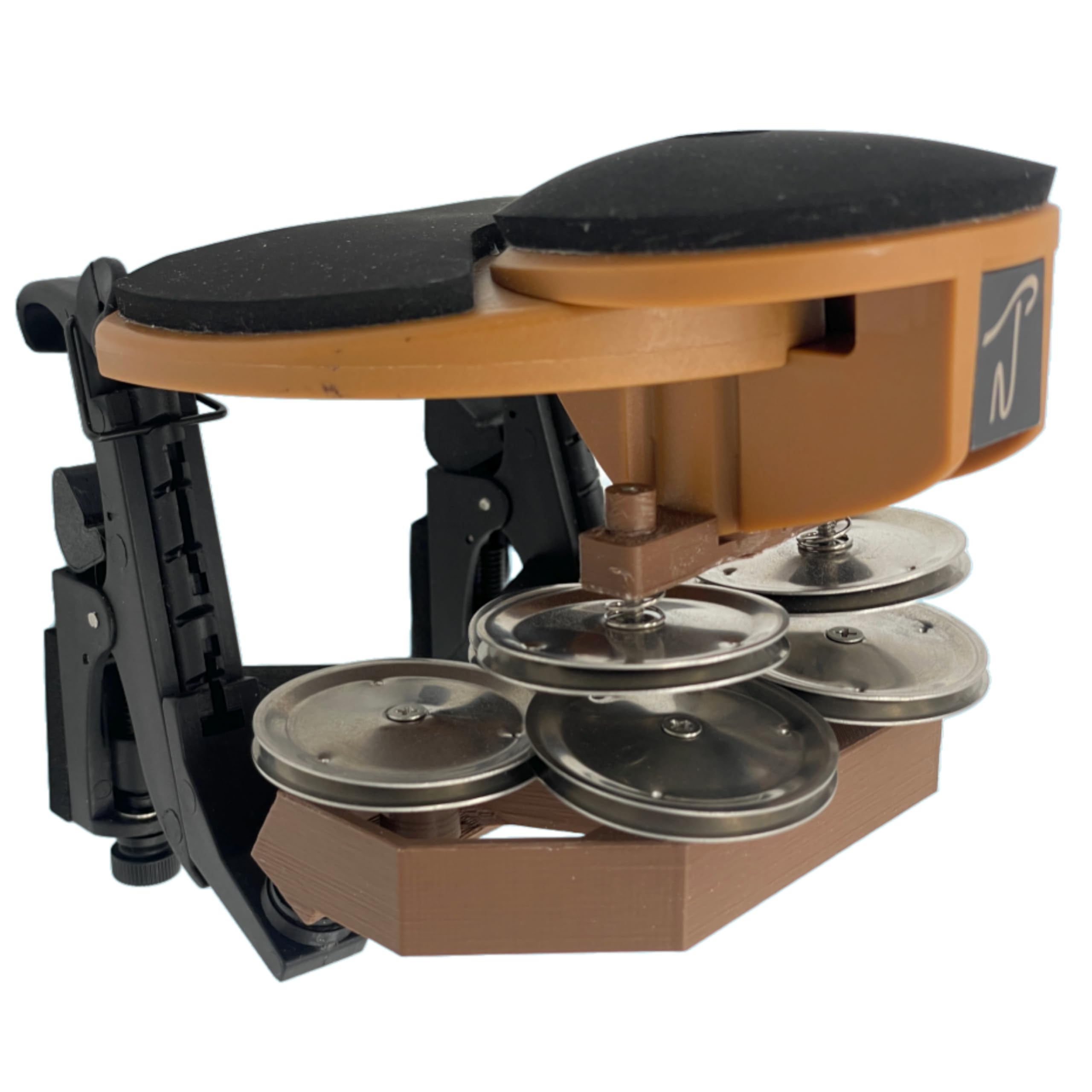 Native Tongue Percussion RhymStryker with RhymChik, Drum Rim Mount Hand Striker with Metallic 