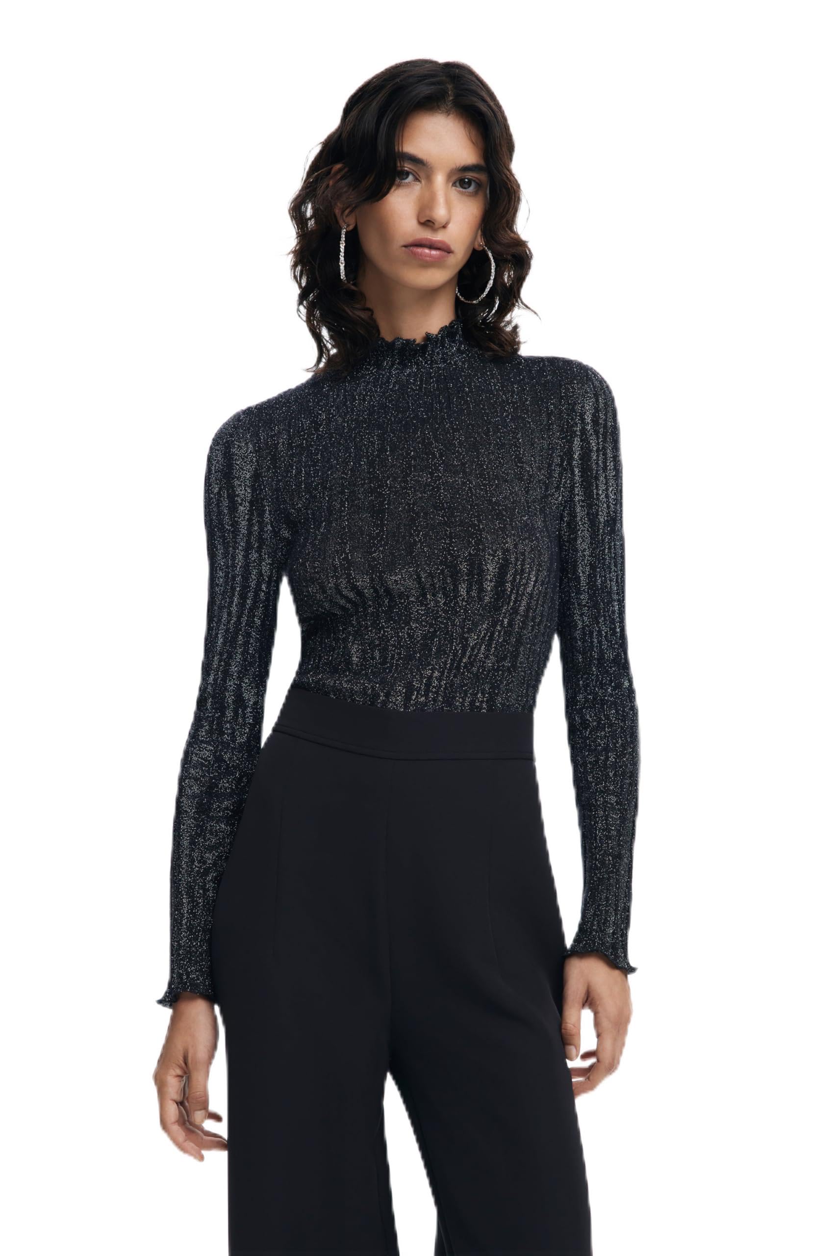 Desigual Damen Schwarz Jumpsuit_loira, 2000 Negro, Xs