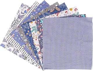 CIYODO 8 Peças De Tecido De Algodão Para Bebê Tecido Acolchoado Artesanato Tecidos De Costura Algodão Faça Você Mesmo Tecidos Para Costura Toalha De Algodão