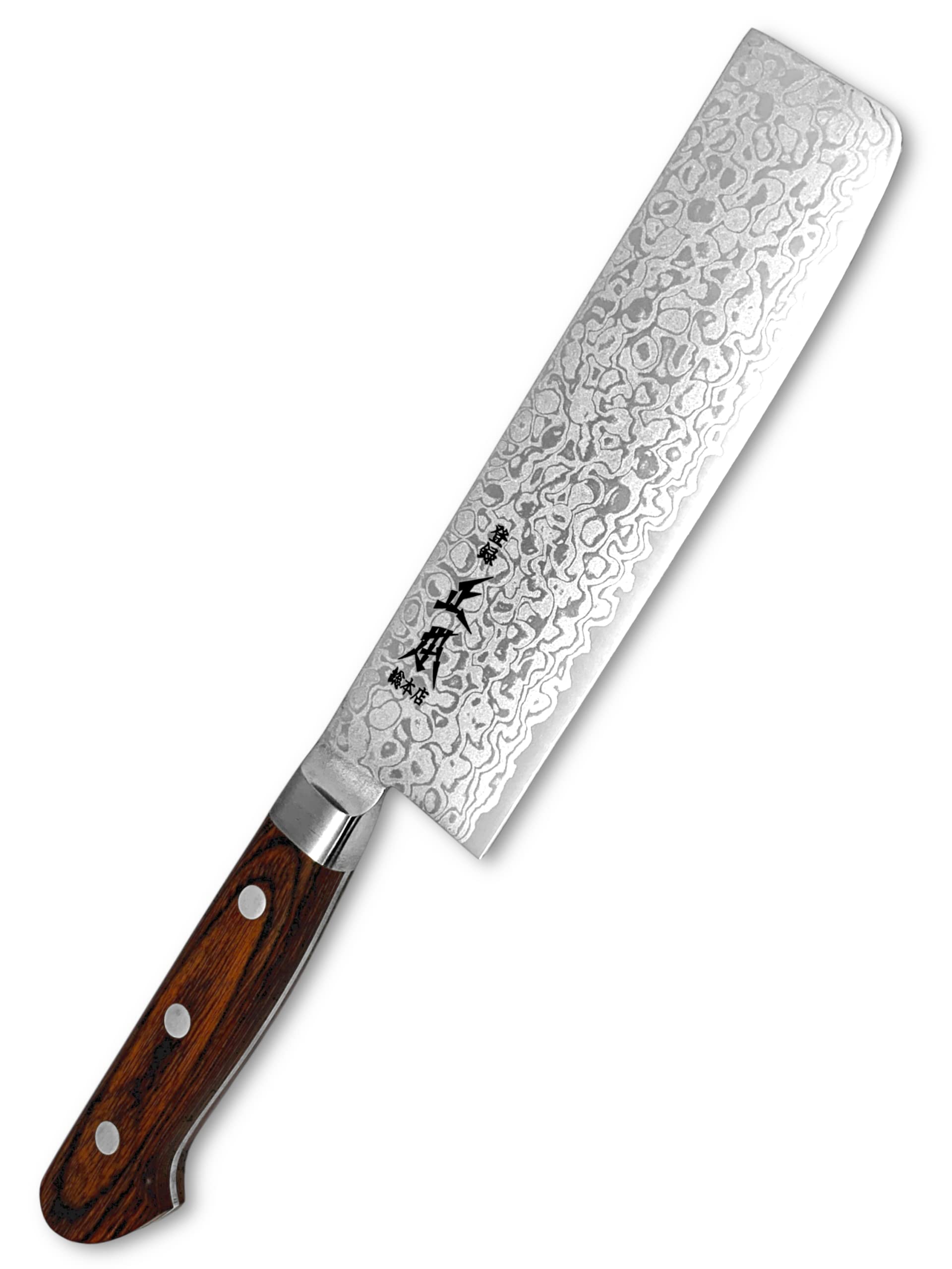 Buy MASAMOTO Damascus 6" Nakiri Professional Japanese Vegetable Knife