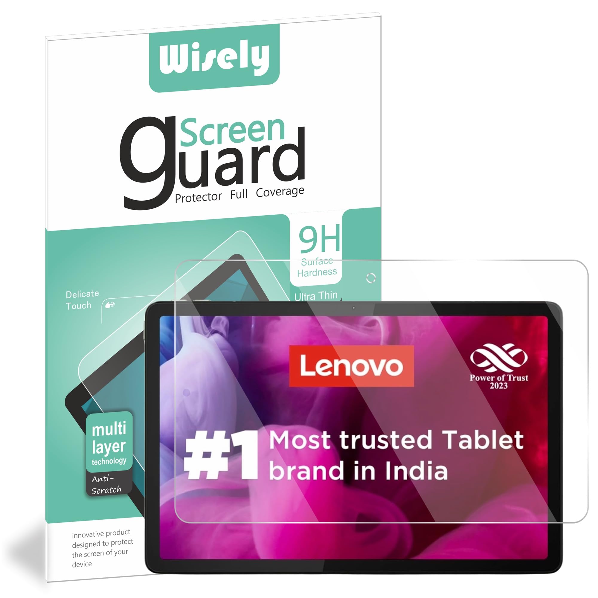 Wisely Premium Screen Protector for Lenovo Tab M11 |11-inch| Anti-Scratch Tablet Glass Guard, 9H Ultimate Protection, Bubble-Free, Easy installation kit - HD Clear (B0DH4YMGQ4) Amazon Price History, Amazon Price Tracker