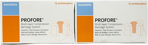 1973310 PT# 66020016 Vendaje Profore Alta CompresiónEnvoltura Látex Adh 4" 4-Layer 8Ca Hecho por Smith & Sobrino Cuidado de Heridas
