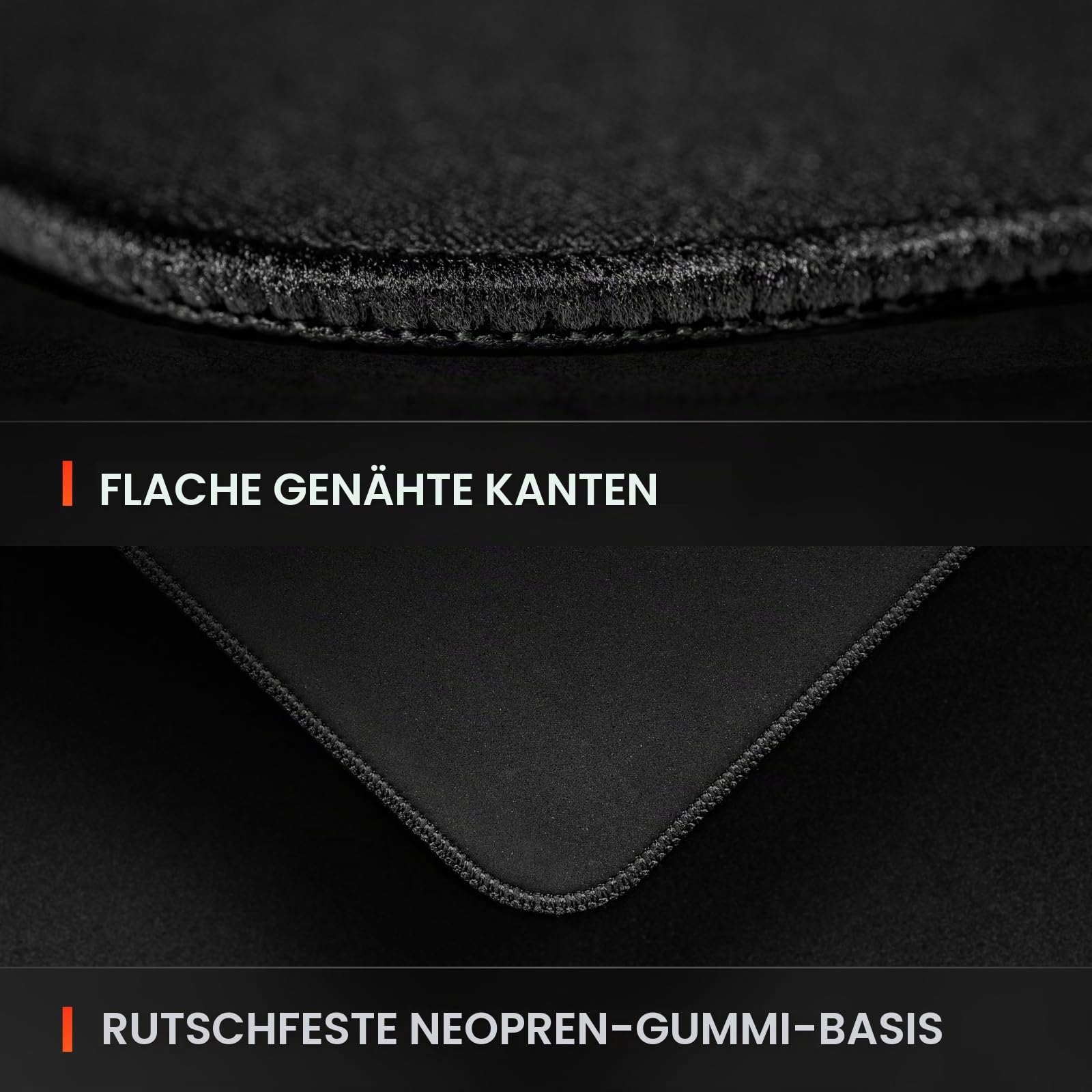 SteelSeries QcK L Performance Speed Gaming-Mauspad 42 x 49 cm rutschfeste Neopren-Gummiunterseite