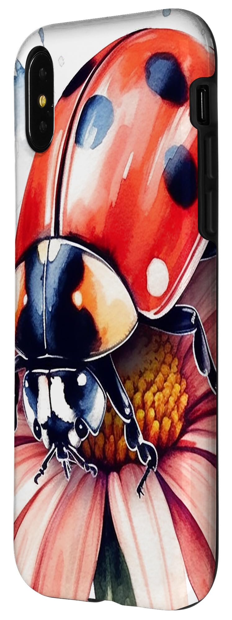 Amazon.co.jp: iPhone X/XS てんとう虫 夏 ワイルドフラワー