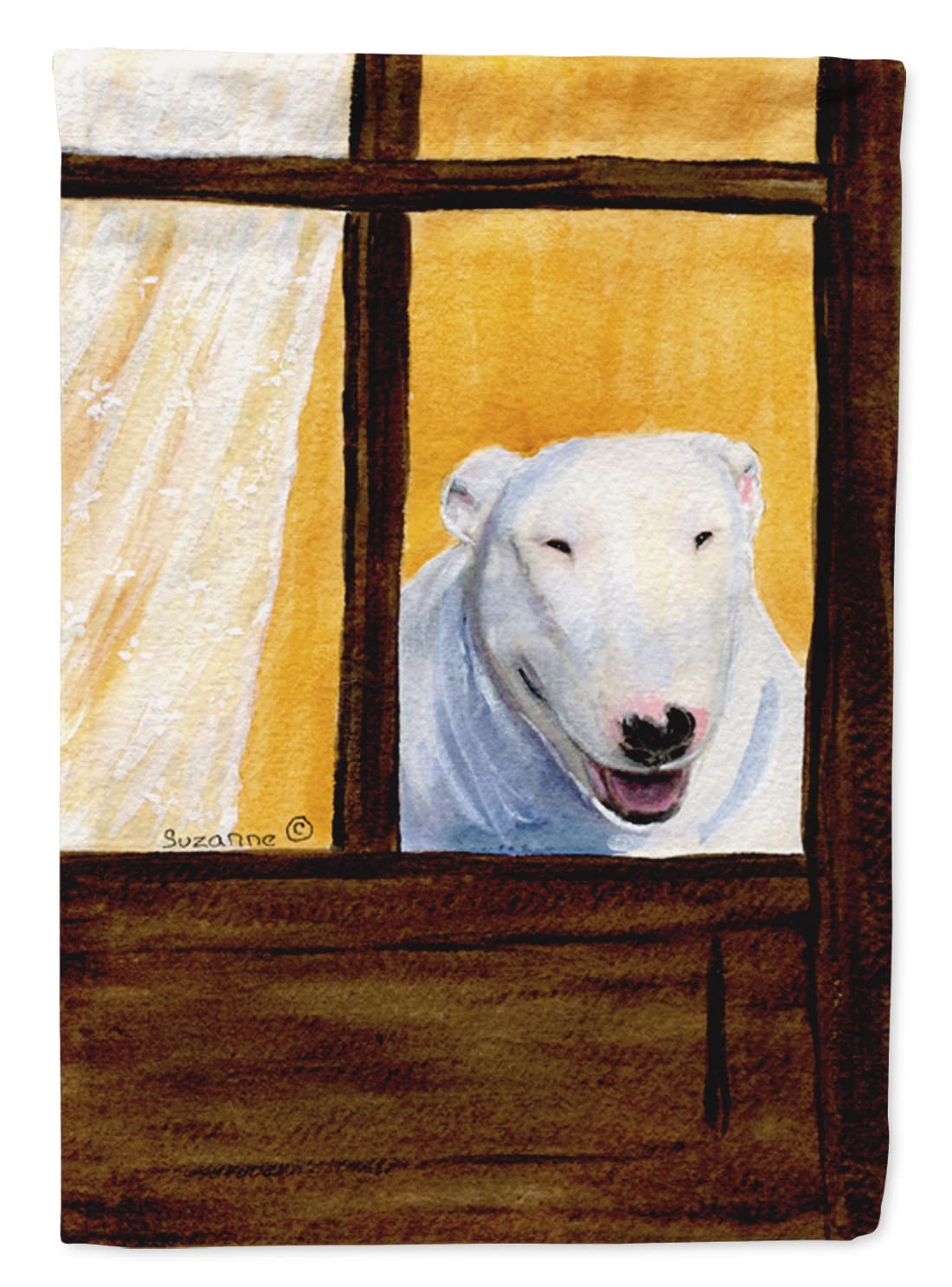 Drapeau Bull Terrier Caroline's Treasures pavillon extérieur multicolore grand format